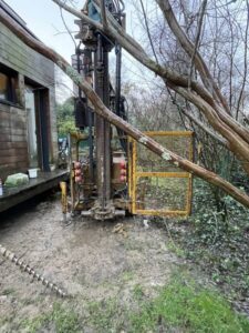 Etude de sol G2 avant réparation de mouvement d'une extenstion su pilotis qui s'est affaissé 44500 La Baule Escoublac